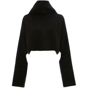 JW Anderson, Truien, Dames, Zwart, S, Polyester, Sweatshirts