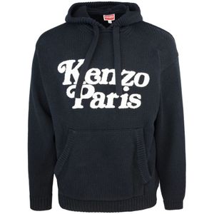 Kenzo, Sweatshirts & Hoodies, Heren, Zwart, M, Katoen, Truien