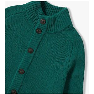 Brooks Brothers, Truien, Dames, Groen, M, Wol, Groene wollen cardigan Cardigan