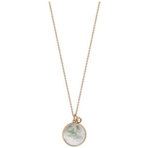 Ginette NY, Accessoires, Dames, Geel, ONE Size, Maria schijf ketting