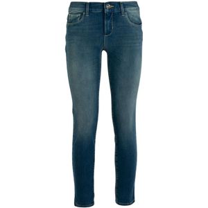 Liu Jo, Jeans, Dames, Blauw, S, Denim, Dames Skinny Denim Blauwe Jeans