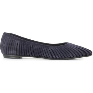 DEL Carlo, Schoenen, Dames, Blauw, 38 EU, Suède, Blauwe Suède Ballerina Schoenen