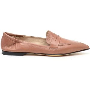 Pomme D'or, Schoenen, Dames, Bruin, 37 EU, Leer, Leren Ballerina Schoenen in Cuoio