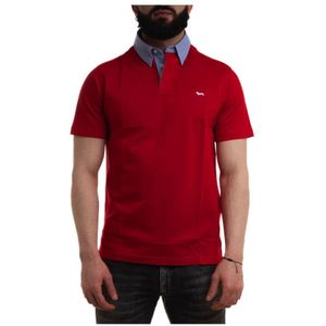 Harmont & Blaine, Vietri Heren Polo Shirt Rood, Heren, Maat:M