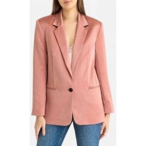 Ba&Sh, Jassen, Dames, Roze, L, Kleurrijke Amerikaanse Blazer Jas