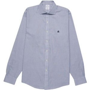 Brooks Brothers, Overhemden, Heren, Blauw, XL, Katoen, Shirts