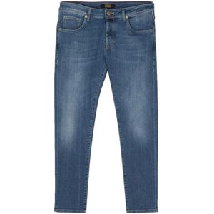 Incotex, Jeans, Heren, Blauw, W34, Jeans