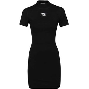 T by Alexander Wang, Korte jurken Zwart, Dames, Maat:S