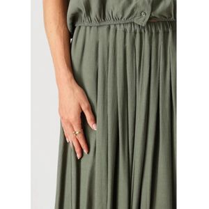 By-Bar, Rokken, Dames, Groen, XL, Groene Linde Rok voor Vrouwen