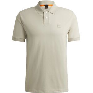 Hugo Boss, Oranje Slim-Fit Polo Passenger Style Beige, Heren, Maat:L