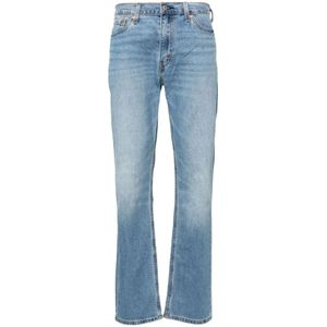 Levi's, Blauwe Slim Fit Jeans Blauw, Heren, Maat:W29