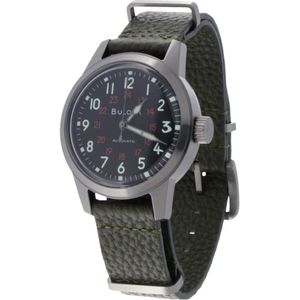 Bulova, Accessoires, Heren, Zwart, ONE Size, Bulova - Man - 98a 255 - Hack Horloge