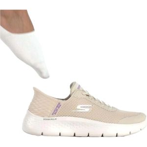 Skechers, Schoenen, Dames, Beige, 37 EU, Go Walk Flex Grand Entry Sneakers