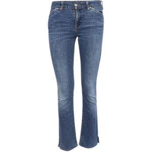 Ralph Lauren Pre-owned, Pre-owned Denim jeans Blauw, Dames, Maat:S