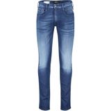 Replay, Jeans, Heren, Blauw, W34 L32, Denim, Blauwe Denim 5-Pocket Broek