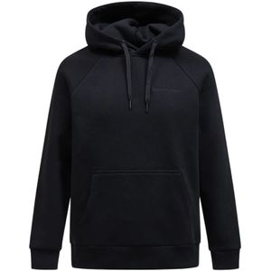 Peak Performance, Sweatshirts & Hoodies, Heren, Zwart, M, Katoen, Originele Small Logo Hoodie