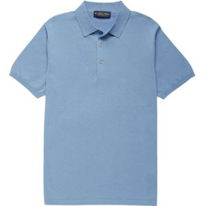 Brooks Brothers, Tops, Heren, Blauw, L, Katoen, Polo Shirt
