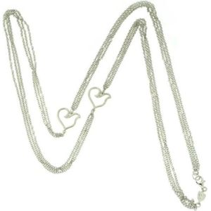 Chantecler, Zilveren Sieraden Ketting voor Vrouwen Grijs, Dames, Maat:ONE Size