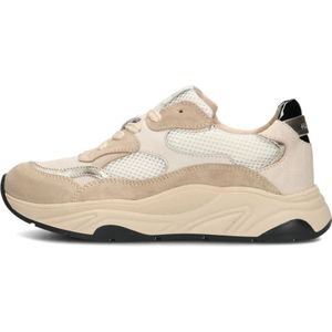 Haboob, Schoenen, Dames, Beige, 38 EU, Leer, Beige Lage Sneakers Lpiva