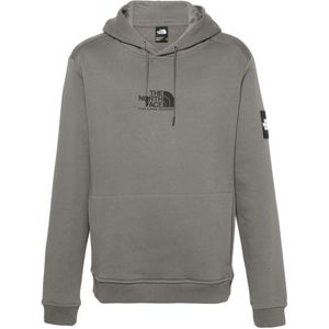 The North Face, Grijze Hoodie Grijs, Heren, Maat:M