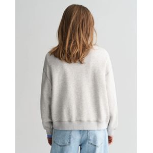 Gant, Truien, Dames, Grijs, S, Katoen, Sweatshirt Crew Neck Graphic