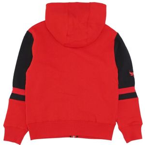 Nike, Sweatshirts & Hoodies, Heren, Rood, L, Katoen, Chicago Bulls Fleece Hoodie Full Zip