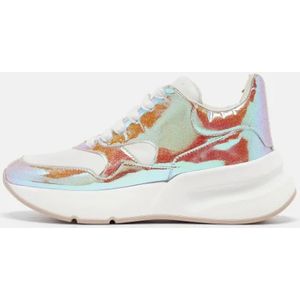 Alexander McQueen Pre-owned, Pre-owned, Dames, Veelkleurig, 38 EU, Pre-owned Leather sneakers