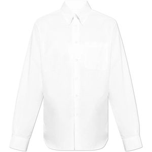 Kenzo, Overhemden, Heren, Wit, XL, Overhemd met een zak