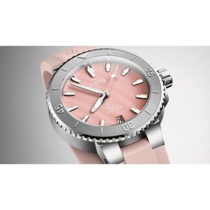 Oris, Accessoires, Dames, Roze, ONE Size, Elegant Mother of Pearl Watch