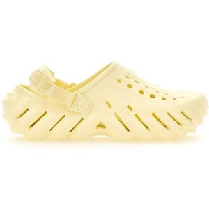 Crocs, Schoenen, Heren, Wit, 38 EU, Witte Echo Clog Sandalen