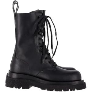 Bottega Veneta Vintage, Pre-owned Leather boots Zwart, Dames, Maat:38 EU