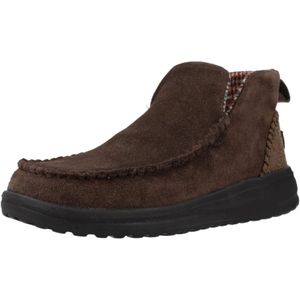 Hey Dude, Schoenen, Dames, Bruin, 38 EU, Suède, Enkellaarsjes