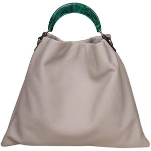 Marni, Tote Bags Grijs, Dames, Maat:ONE Size