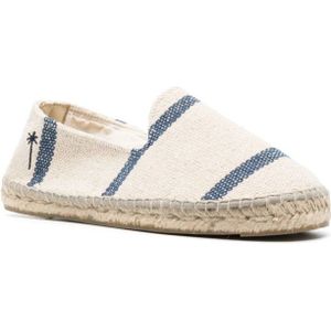 Manebí, Schoenen, Heren, Beige, 40 EU, Gestreepte Canvas Espadrilles