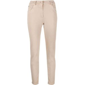 Brunello Cucinelli, Beige Broek voor Vrouwen Beige, Dames, Maat:S