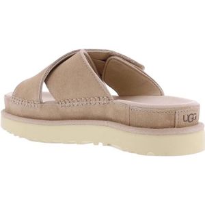 Ugg, Schoenen, Dames, Beige, 39 EU, Goldenstar Cross Slide Sandalen