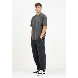 Dickies, Jeans, Heren, Zwart, W30, Denim, Zwarte Double Knee Jeans voor Mannen