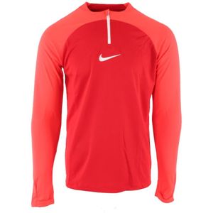 Nike, Sweatshirts & Hoodies, Heren, Rood, M, Polyester, Heren Sweatshirt, Rood/Oranje, Polyester