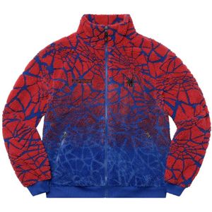 Supreme, Jassen, Heren, Veelkleurig, XL, Beperkte Editie Spyder Web Fleece Jas