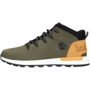 Timberland, Schoenen, Heren, Groen, 41 1/2 EU, Groene Sprint Trekker Mid Lace Sneaker