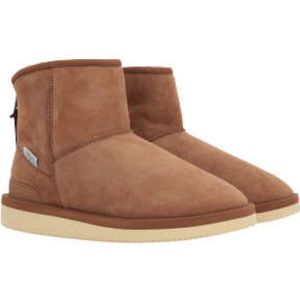 Suicoke, Schoenen, Dames, Bruin, 34 EU, Bruine Shearling Laarzen