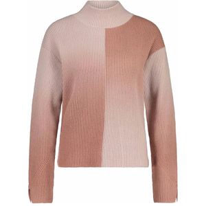 Luisa Cerano, Zachte wollen trui met dip-dye-effect Roze, Dames, Maat:L