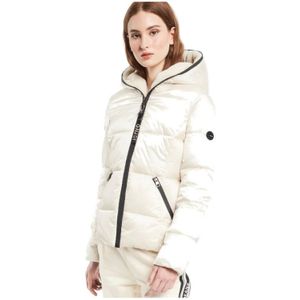 Gaudi, Jassen, Dames, Beige, S, Polyester, Winterjassen