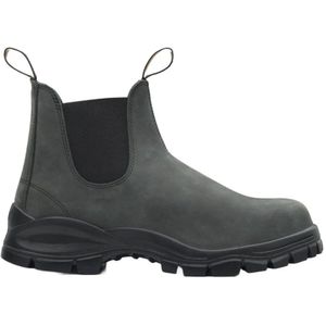 Blundstone, Rustieke Unisex Leren Laarzen Zwart, Heren, Maat:44 EU