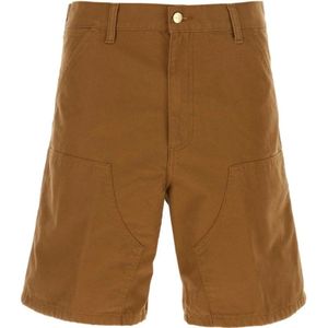 Carhartt Wip, Korte broeken, Heren, Bruin, W32, Katoen, Casual Shorts