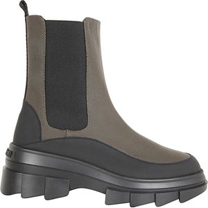 Stuart Weitzman, Enkellaarzen, LVX Milary Black Megalift Chelsea Boot Zwart, Dames, Maat:36 1/2 EU