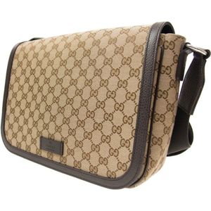 Gucci, Tassen, Heren, Beige, ONE Size, Katoen, Schoudertas