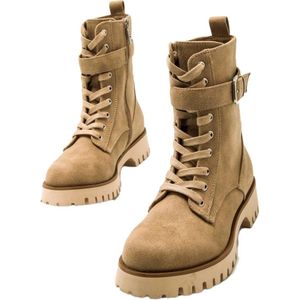 Mustang, Schoenen, Dames, Bruin, 37 EU, Lenox Enkellaarzen