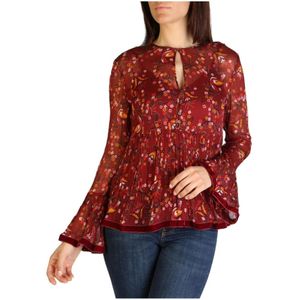 Tommy Hilfiger, Blouses Rood, Dames, Maat:2XS