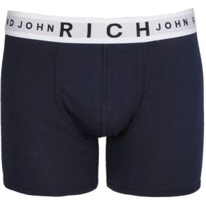 John Richmond, Ondergoed, Heren, Blauw, S, Katoen, 2-Pack Boxershorts met elastische tailleband